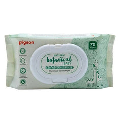 Pigeon Natural Botanical Baby Gentle Wipes 70s