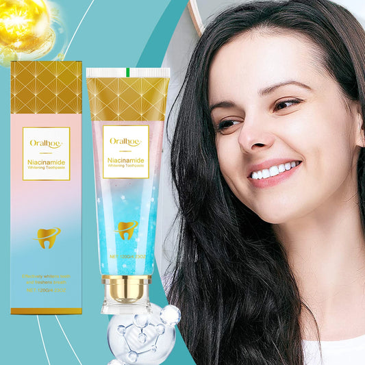 Easy Life Store Niacinamide Whitening Toothpaste Remove Yellow Teeth Smoke Stains Improve Oral Smell Breath Fresh Tooth Bleaching Care Product  - Buy Online in UAE | Easy Life Store