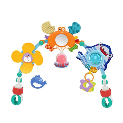 Baby Stroller Toys Arch Bee Bedbell Bouncer Infant Travel Car Seat Montessori Crib Accessory Rattle Sensory Mobile Pram Activity