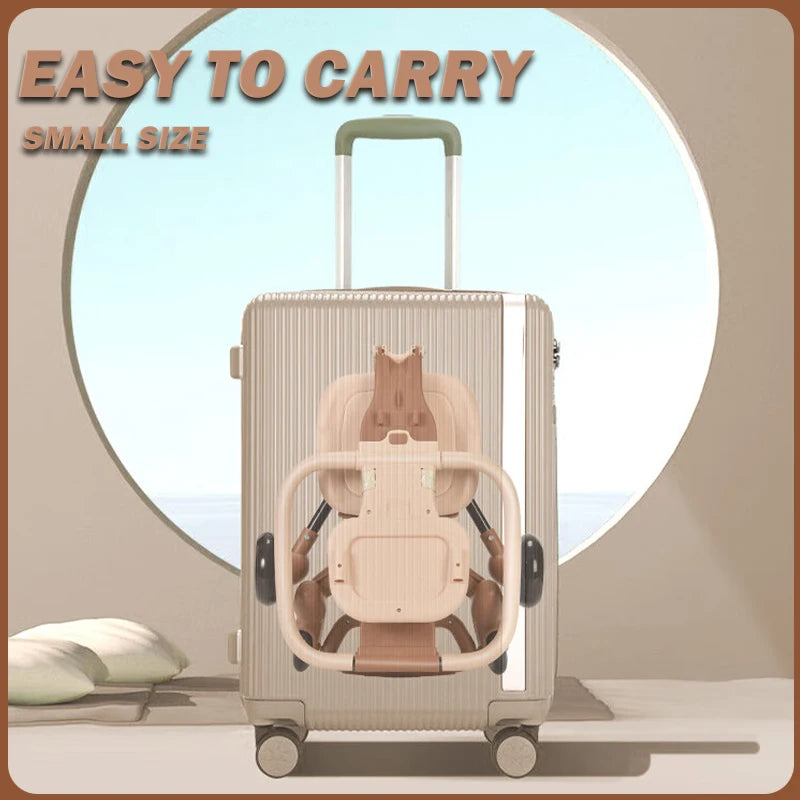 Baby Stroller for Toddler One-click Folding Lightweight Stroller Two-ways Baby Strolling Cart with Canopy Swivel Front Wheel