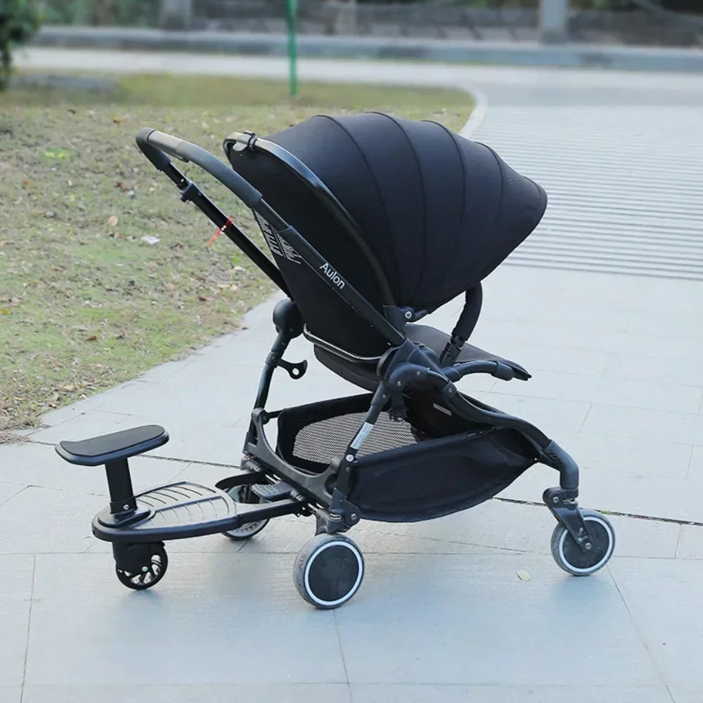Upgrade Your Stroll with A 2-in-1 Sit and Stand Stroller Board for Second Baby - Compatible with Most Baby Strollers