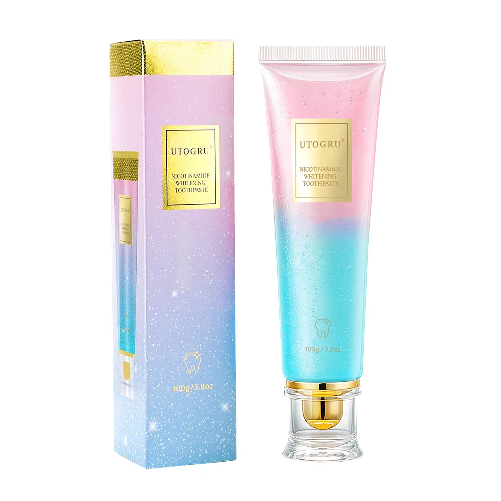 Easy Life Store 100g Niacinamide Whitening Toothpaste Refreshing Clean Teeth For Men And Women Fresh Breath Toothpaste To Remove Tooth Stains 100g - Buy Online in UAE | Easy Life Store