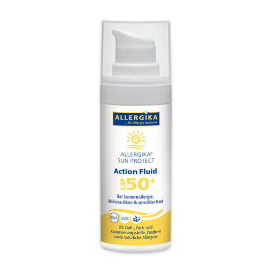 Allergika Sun Protect Action Fluid SPF50+ 50ml | Sensitive Skin Sunscreen