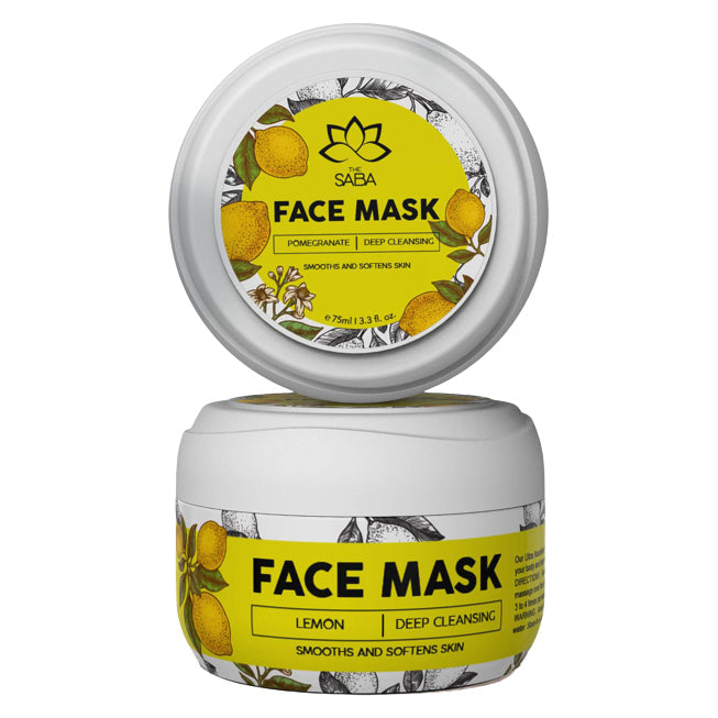 The Saba  Face Mask Lemon 75ml