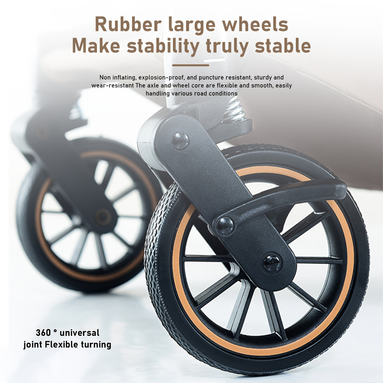 Baby stroller, can sit and lie down, double-sided, high landscape, lightweight folding, newborn children's stroller, baby stroller