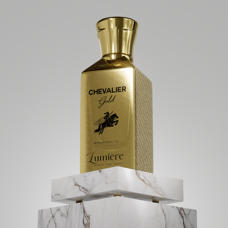 Lumiere Gold Grasse Perfume 100ml Chevalier Metallic Collection Bottle