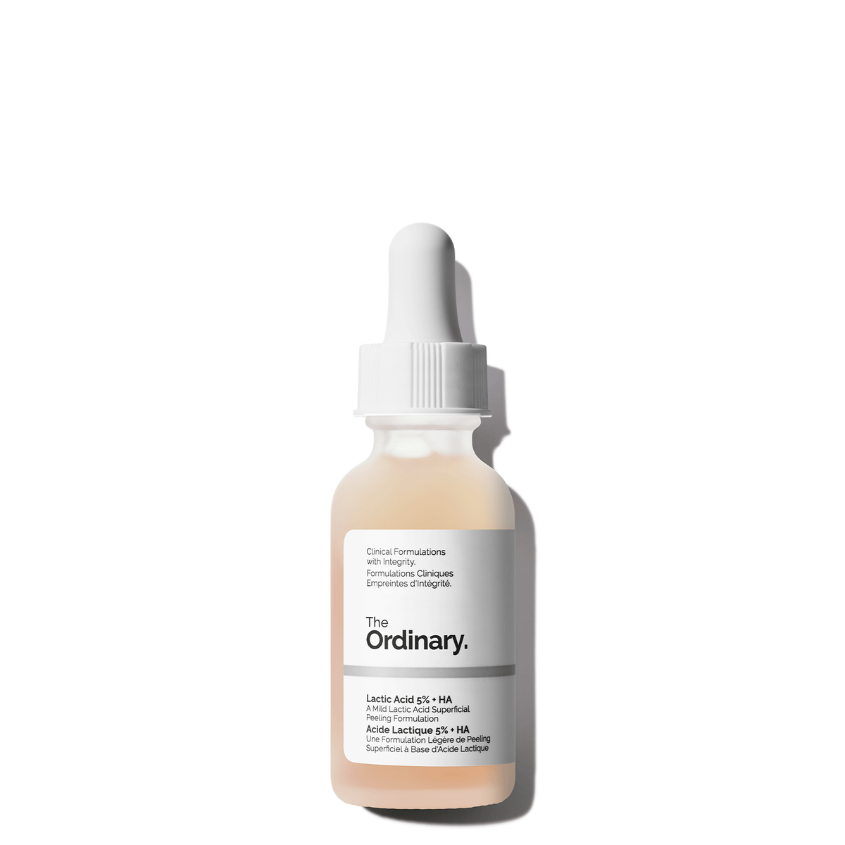 The Ordinary Lactic Acid 5% + Hyaluronic Acid Gentle Exfoliating Serum – Mild Peel for Sensitive/Dry Skin (30ml)