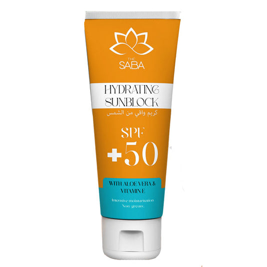 واقي الشمس المرطب سابا SPF50 100 مل