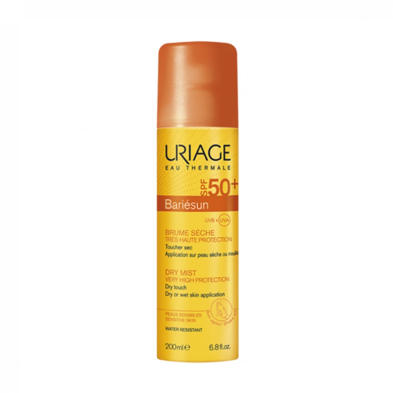 Uriage Bariesun Spf50+ Moisturizing Dry Mist 200Ml