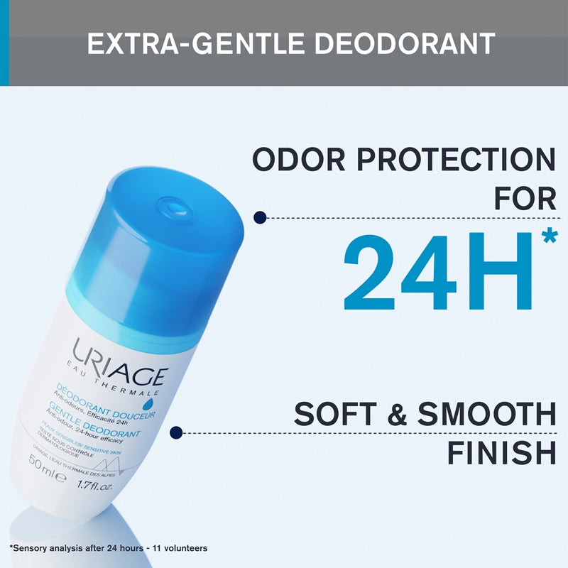 Uriage Deodorant Gentle Aluminum-Free Roll On